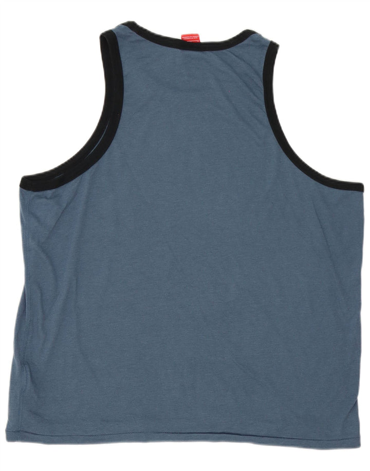 Vesta grafică pentru bărbați Nike XL, bumbac, albastru