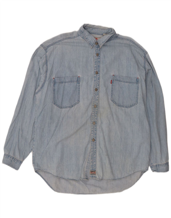 Cămașă de blugi pentru bărbați Levi's XL, bumbac albastru