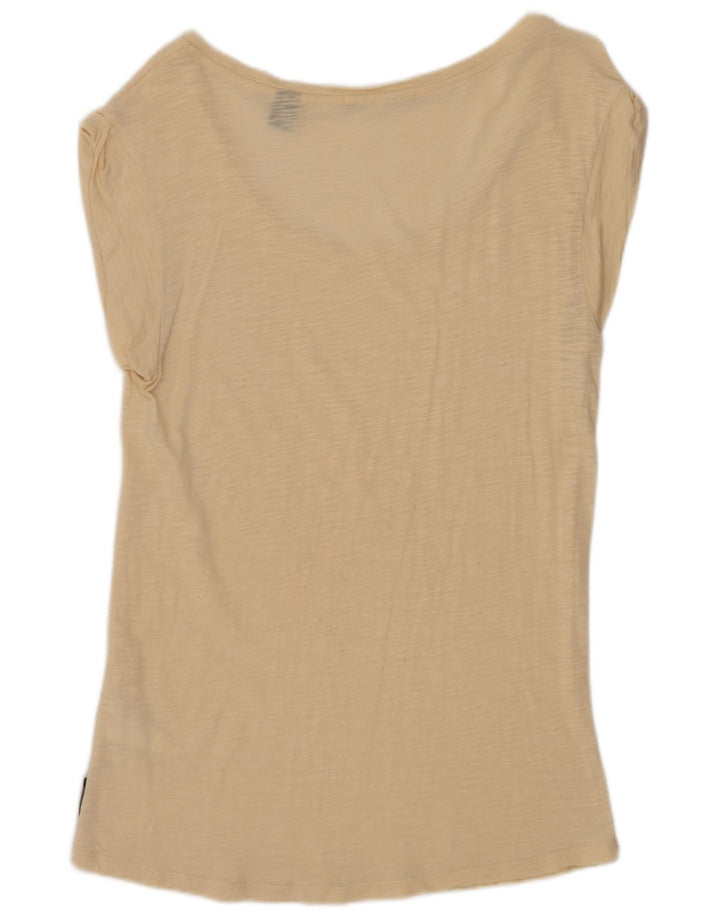 Tricou pentru femei Maison Scotch Top Marimea 1 Bumbac Bej mic