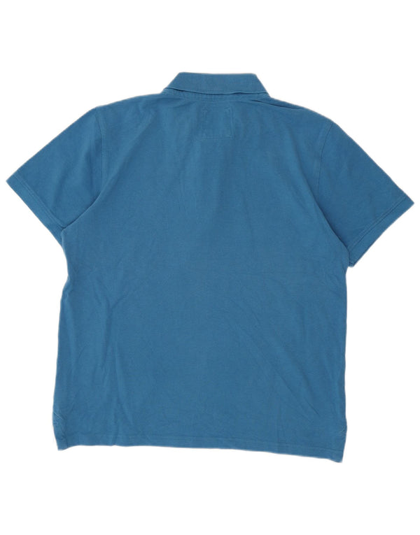 Crew Clothing Tricou polo pentru bărbați, bumbac albastru mediu