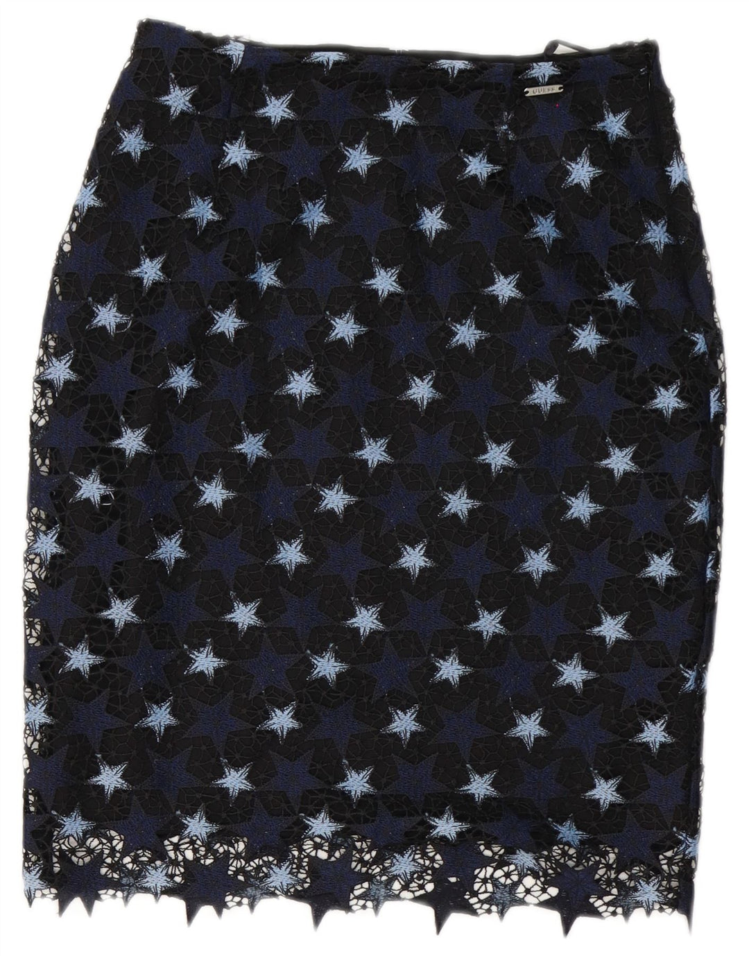 Fusta creion pentru femei Guess W27 Poliester bleumarin mic