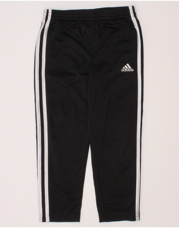 Pantaloni de trening Adidas baieti 4-5 ani poliester negru