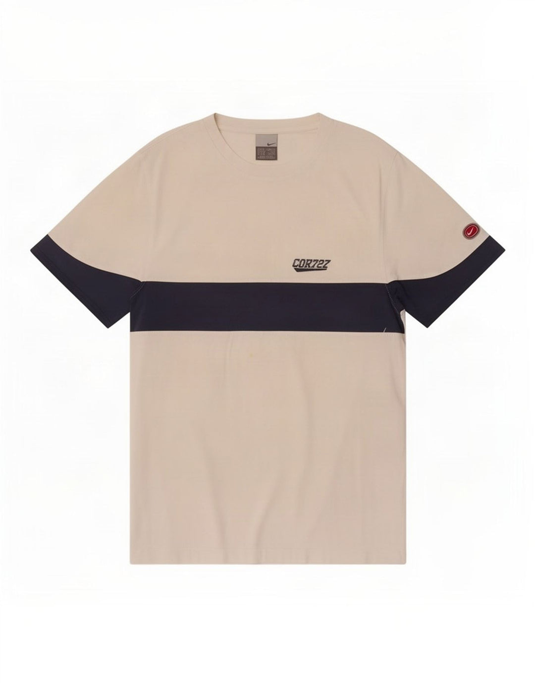 Tricou pentru bărbați Nike Top Mediu Alb Colorblock
