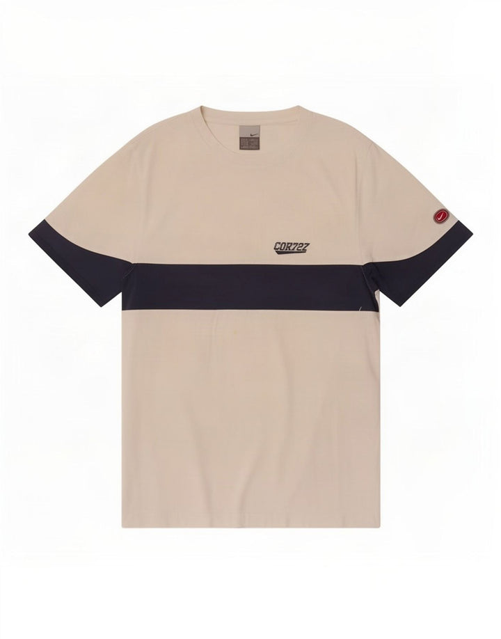 Tricou pentru bărbați Nike Top Mediu Alb Colorblock