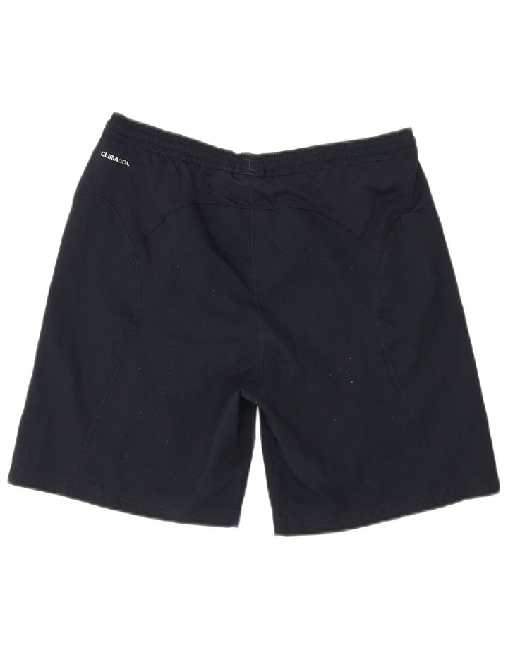 Pantaloni scurți sport pentru băieți Adidas Climacool 13-14 ani, bleumarin, poliester