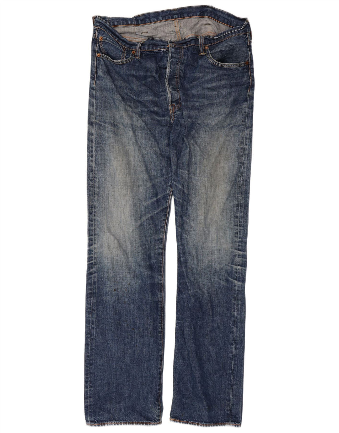 Blugi drepti pentru bărbați Levi's W38 L36 Bumbac albastru