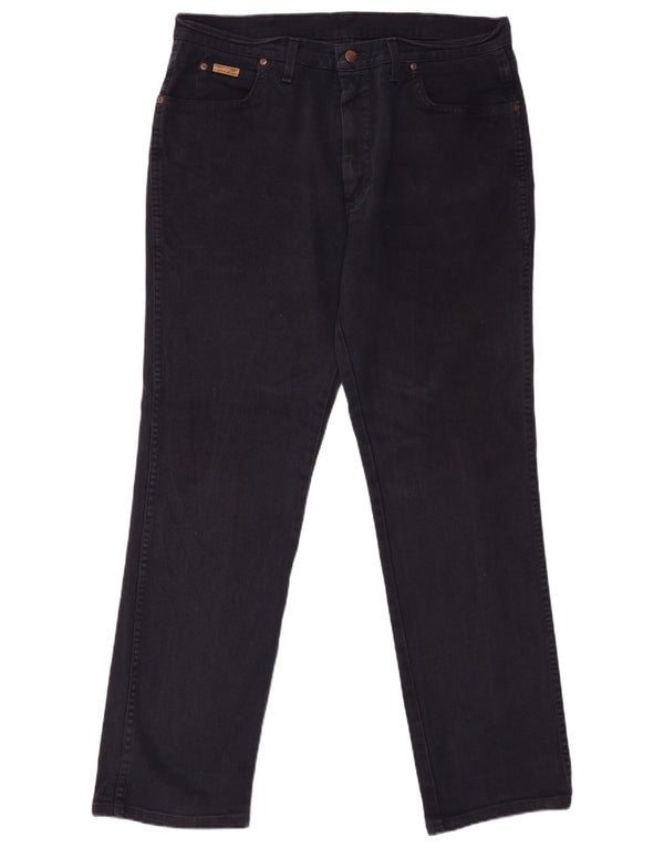 WRANGLER Jeans drepte pentru bărbați Texas W38 L34 bumbac bleumarin