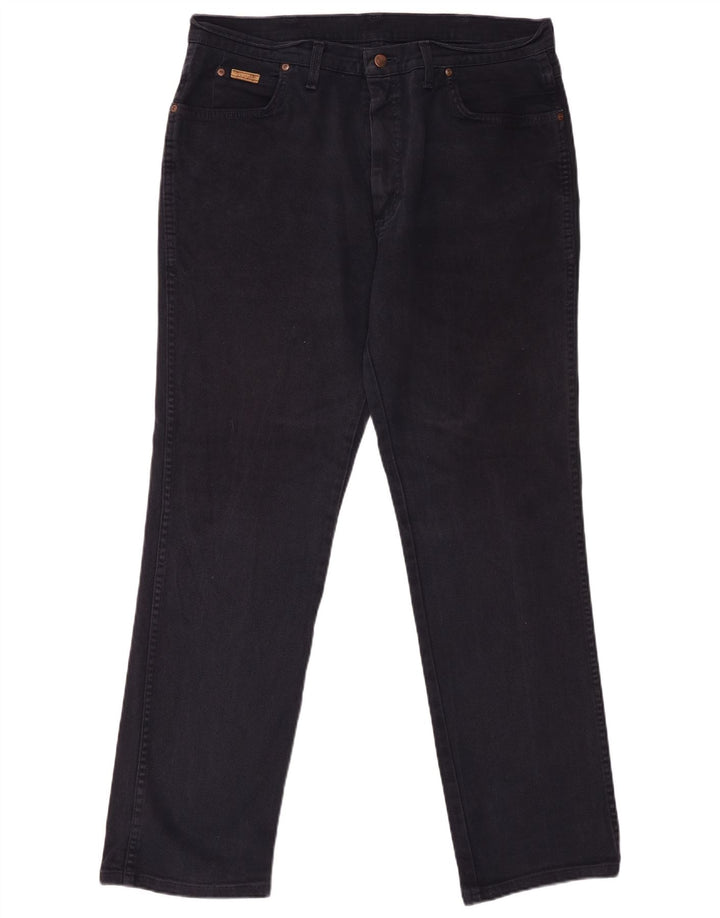 WRANGLER Jeans drepte pentru bărbați Texas W38 L34 bumbac bleumarin