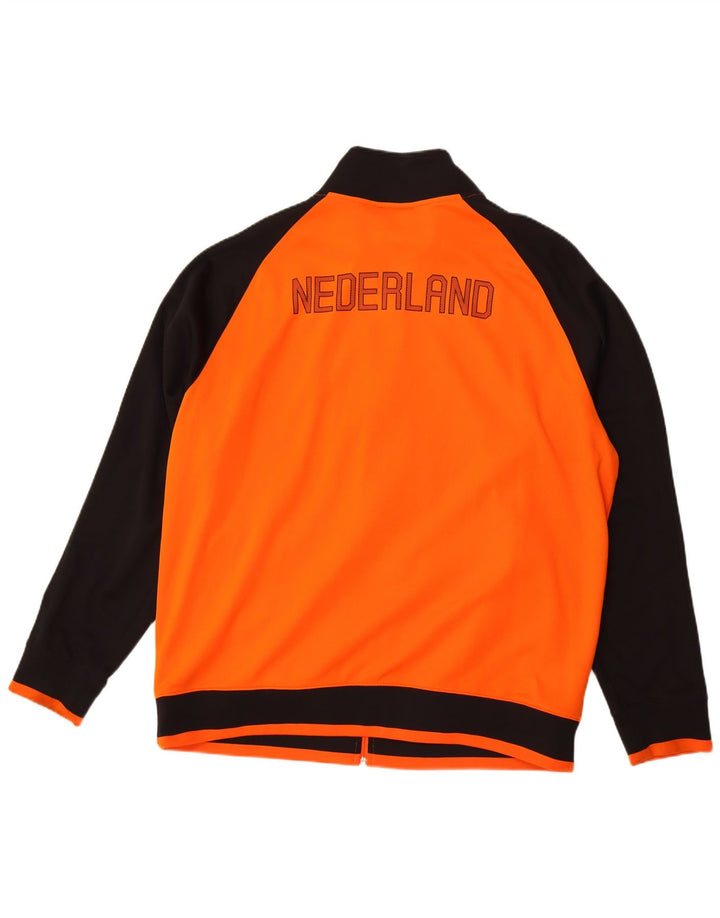 Jachetă de top pentru trening grafic KNVB Nike pentru bărbați 2XL portocaliu colorblock