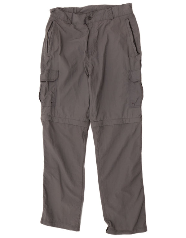 Pantaloni cargo drepti pentru bărbați Mountain Warehouse W34 L31 nailon gri