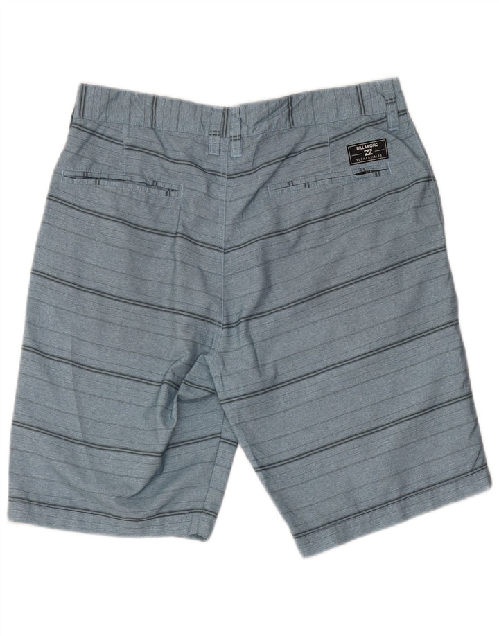 Pantaloni scurți chino pentru bărbați Billabong W33 poliester cu dungi albastre medii