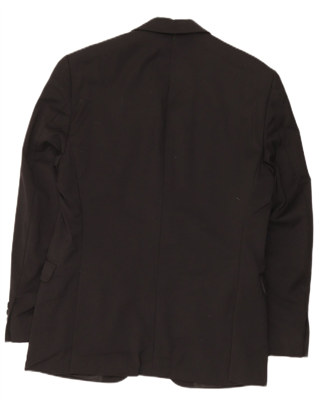 Jachetă Calvin Klein pentru bărbați, cu 2 nasturi, UK 38, lână neagră medie