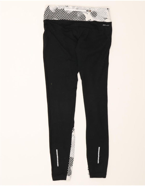 Jambiere de alergare pentru femei Nike XS W25 L30 Poliester color bloc negru