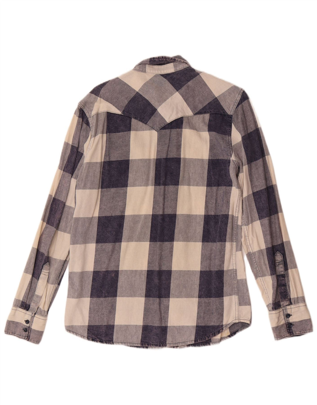 Cămașă de flanel pentru bărbați Levi's, din bumbac cu carouri, albastru bleumarin