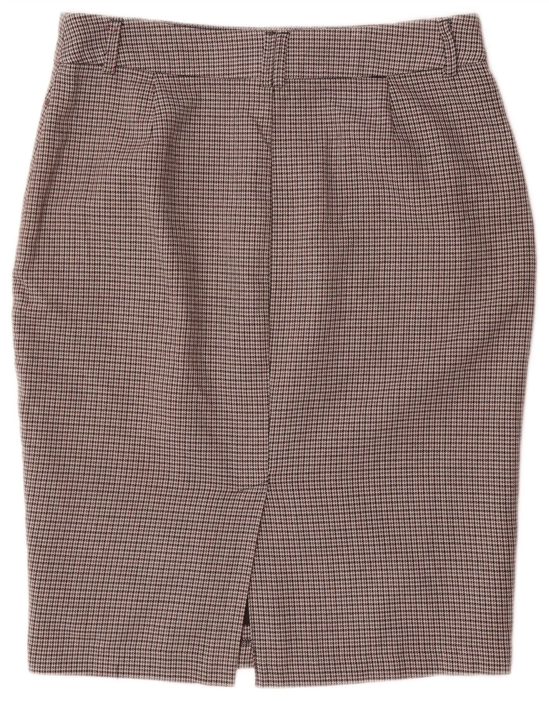 Fusta creion pentru femei Marks & Spencer W32 mare, gri Houndstooth