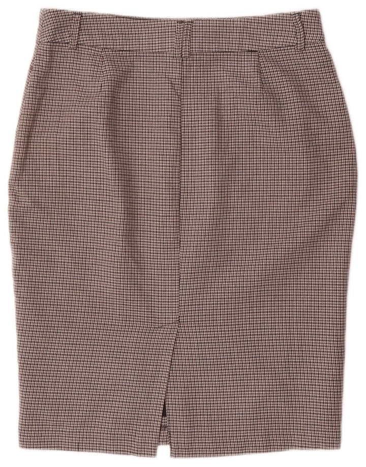 Fusta creion pentru femei Marks & Spencer W32 mare, gri Houndstooth