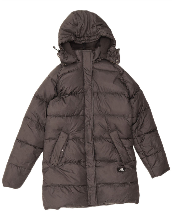 Helly Hansen haină supradimensionată pentru femei cu glugă, UK 10, nailon mic, negru