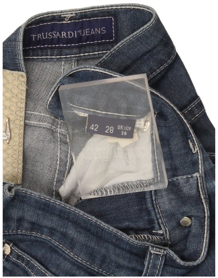 TRUSSARDI Blugi Drepți Femei L26 L30 Bumbac Albastru