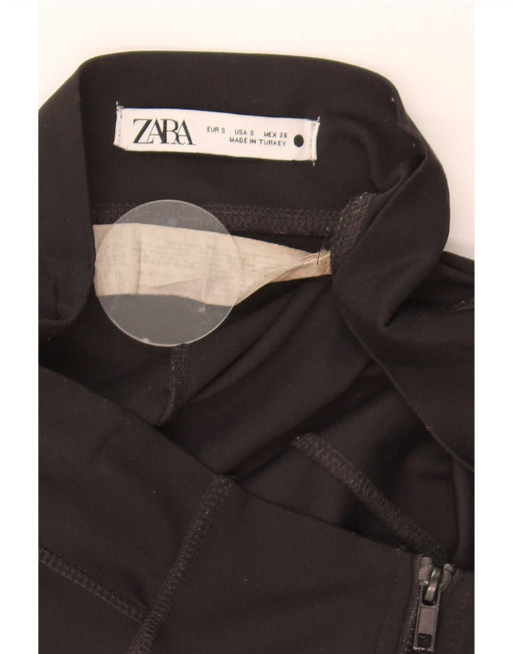 Leggings pentru femei Zara UK 8 Poliamidă neagră mică