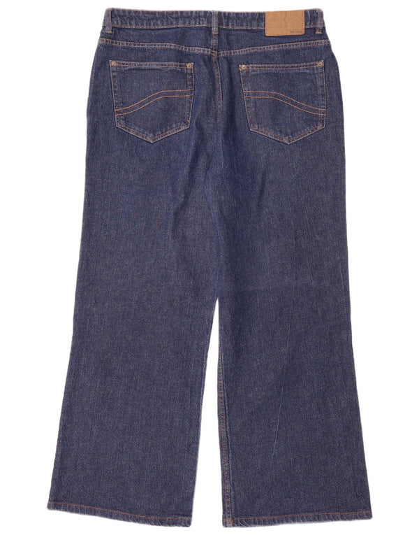 Fat Face Blugi pentru femei cu picioare largi UK 14 Mari L34 L28 Bumbac bleumarin