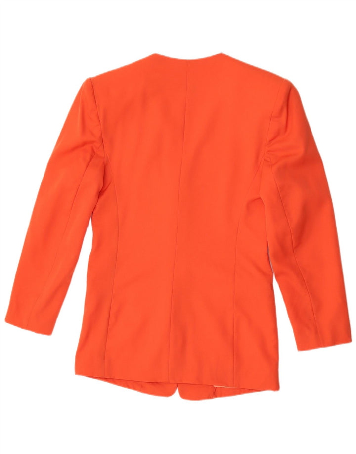 Jachetă Blazer pentru femei Issima cu 5 nasturi UK 12 portocaliu mediu