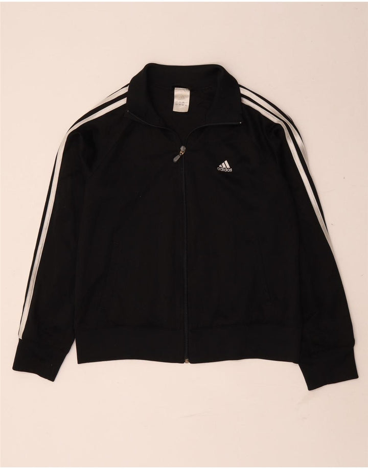 Jachetă de trening pentru femei Adidas UK 16 Poliester negru mare