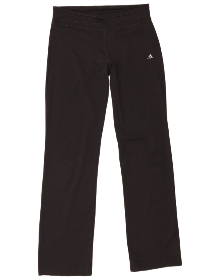 Leggings pentru femei Adidas UK 12/14 Poliester mediu negru