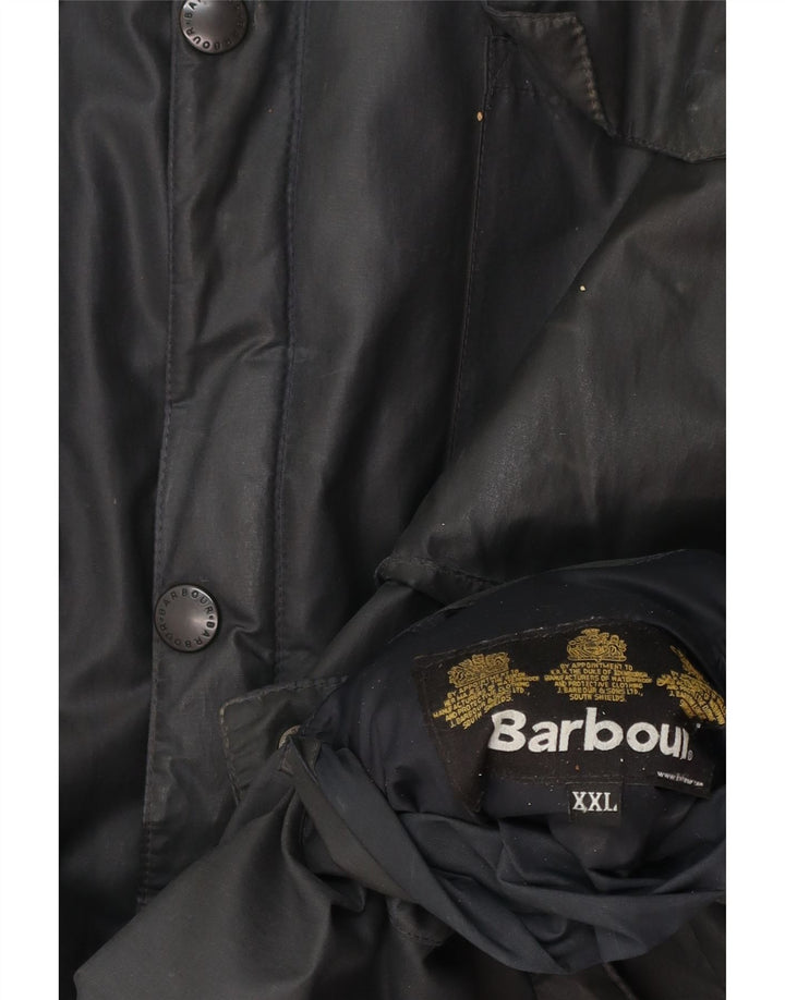 Jachetă reversibilă pentru bărbați Barbour din bumbac cerat UK 44 2XL Bleumarin