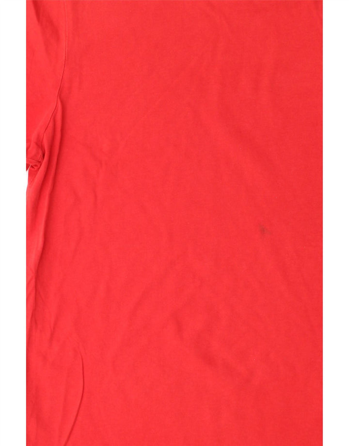 JACK & JONES Mens Graphic T-Shirt Top Large Red Cotton Vintage Jack & Jones and Second-Hand Jack & Jones from Messina Hembry 