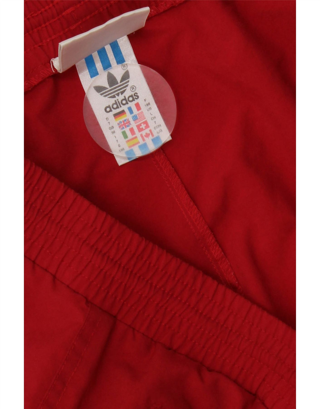 Pantaloni de trening pentru bărbați Adidas Pantaloni de jogging mare, roșu, poliester