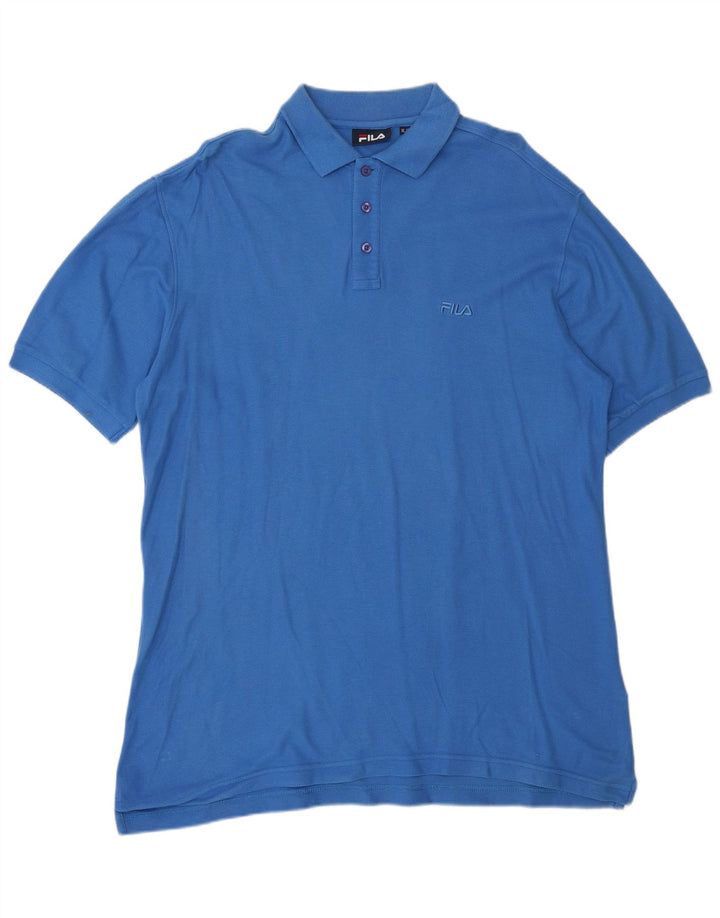 Tricou Polo Fila Barbati XL Bumbac Albastru