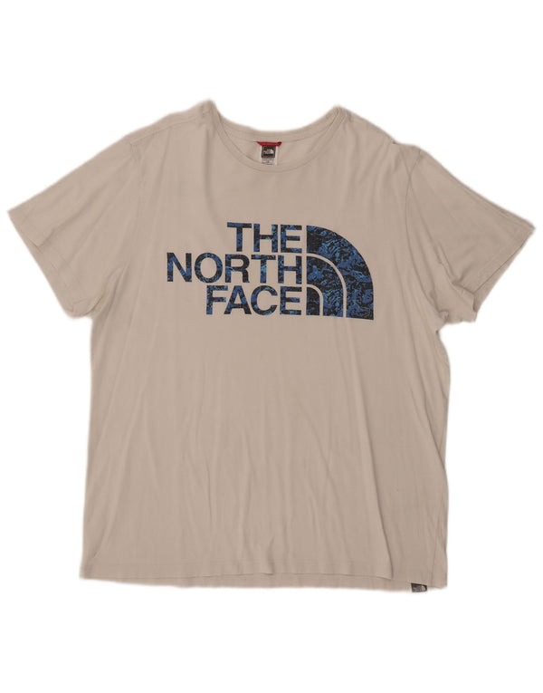 Tricou grafic pentru bărbați THE NORTH FACE Top mare alb