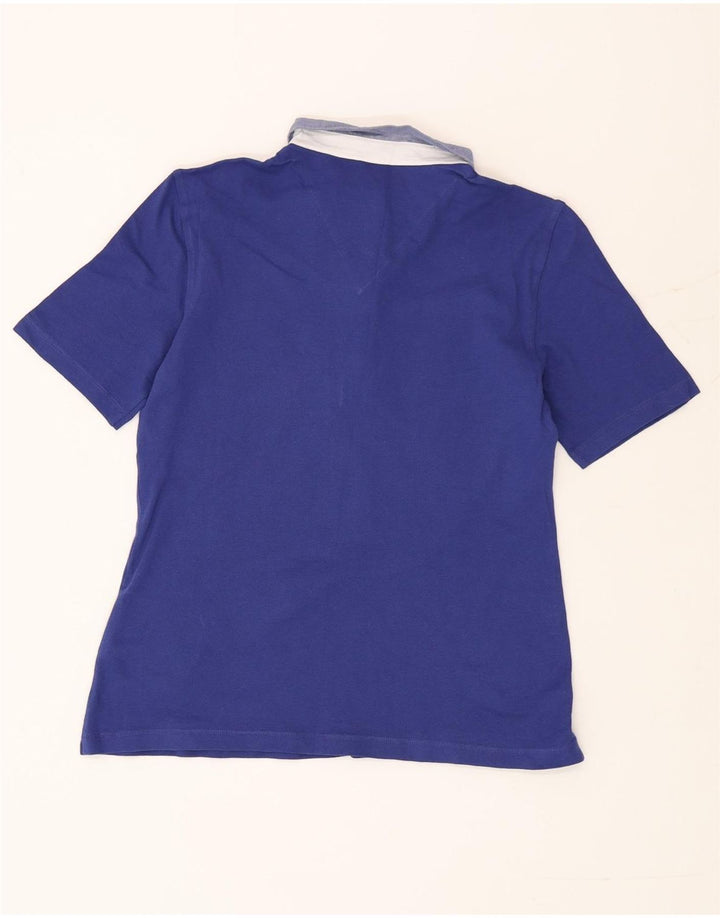 Tricou polo Fay pentru femei UK 14, mare, albastru, bumbac