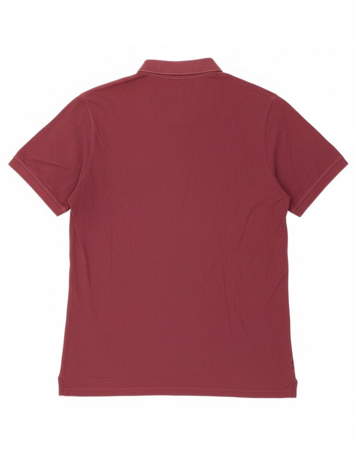 Tricou polo pentru bărbați Bench XL bumbac burgundă