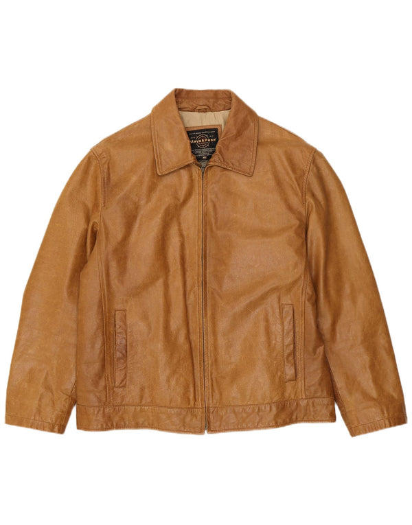 Jachetă de piele pentru bărbați Mays & Rose UK 42 XL Bej