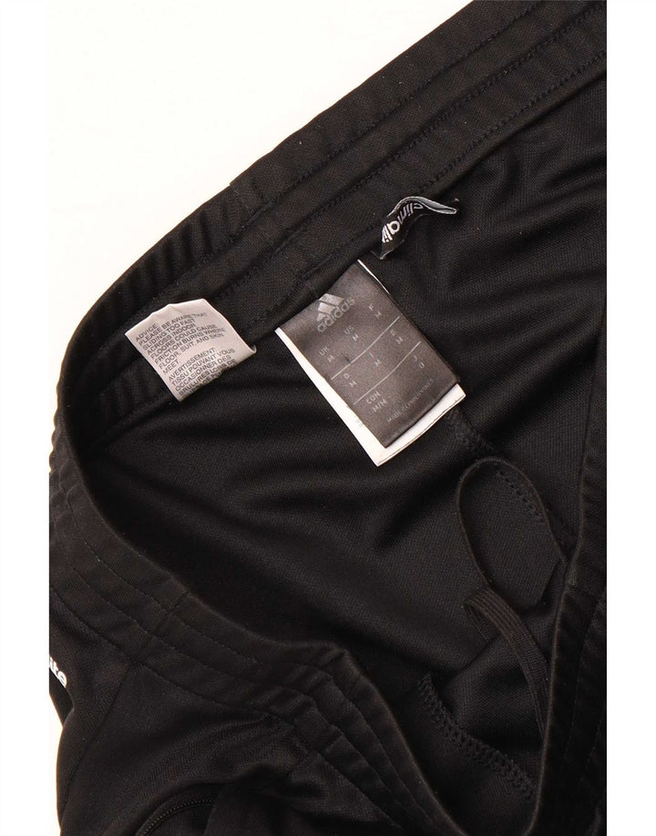 Pantaloni de trening Adidas Climalite pentru bărbați, poliester mediu negru