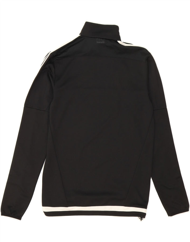 ADIDAS Mens Climacool Zip Neck Pullover Tracksuit Top XS Black Polyester Vintage Adidas and Second-Hand Adidas from Messina Hembry 