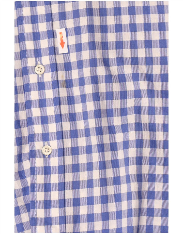Cămașă Lowell Polo Ralph Lauren pentru bărbați, din bumbac vichy albastru mediu