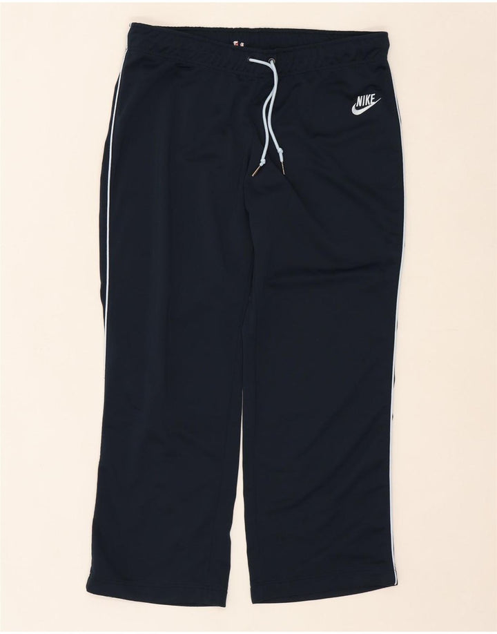 NIKE Womens Tracksuit Trousers UK 16/18 XL  Navy Blue Polyester Vintage Nike and Second-Hand Nike from Messina Hembry 