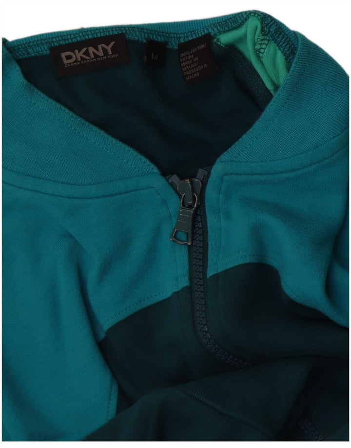 Jachetă de trening pentru bărbați Dkny, bumbac color bloc verde mediu