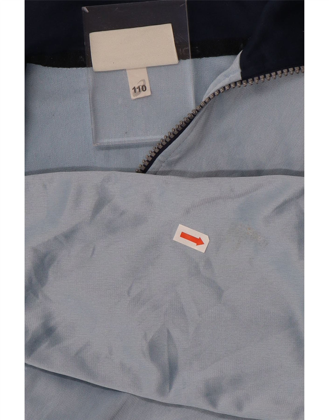 Jachetă pentru trening ASICS pentru băieți 5-6 ani, albastru, color block