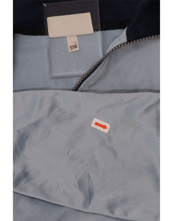 Jachetă pentru trening ASICS pentru băieți 5-6 ani, albastru, color block