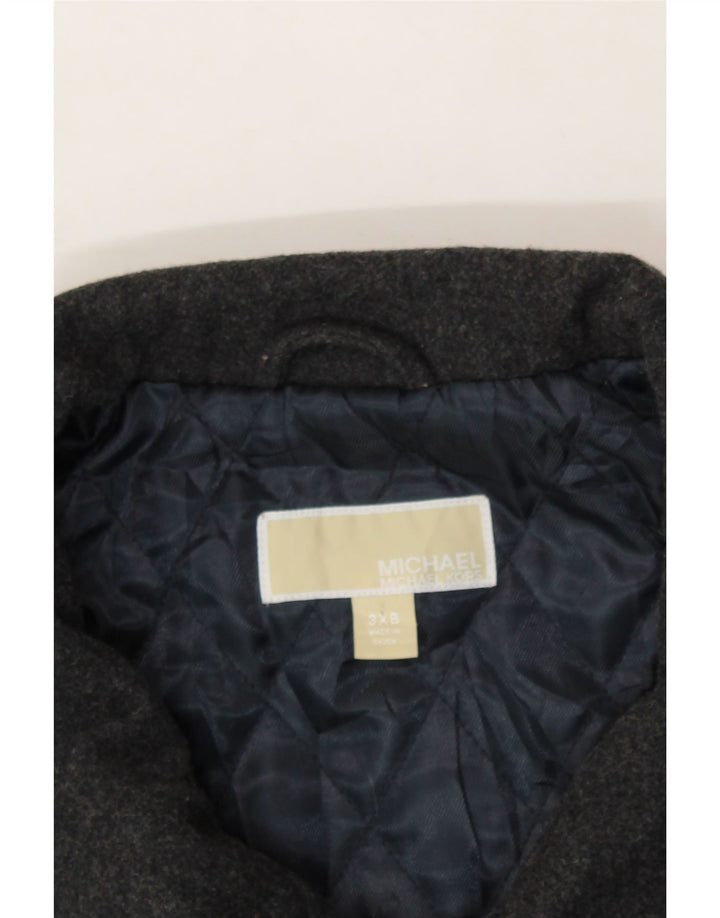 MICHAEL KORS Mens Overcoat UK 46 3XL Grey Wool Vintage Michael Kors and Second-Hand Michael Kors from Messina Hembry 