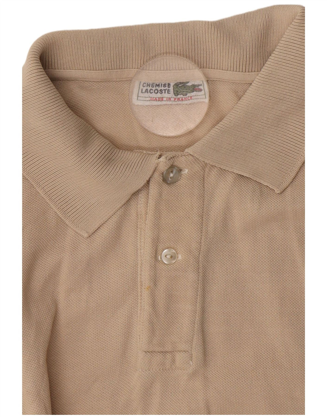 Cămașă polo Lacoste pentru bărbați, bej mediu