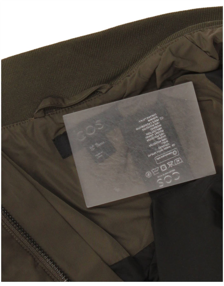 Jachetă Bomber Cos pentru bărbați EU 46 Poliester Kaki Mic