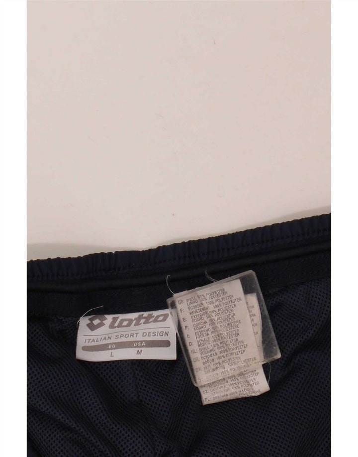 Pantaloni de trening pentru bărbați Lotto Poliester mari bleumarin