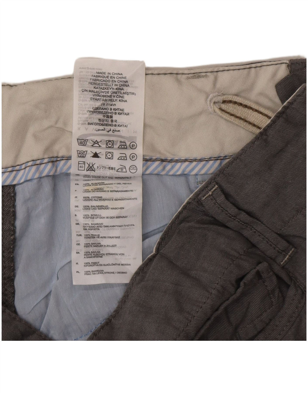 Fusta cargo pentru femei G-Star W28 bumbac gri mediu