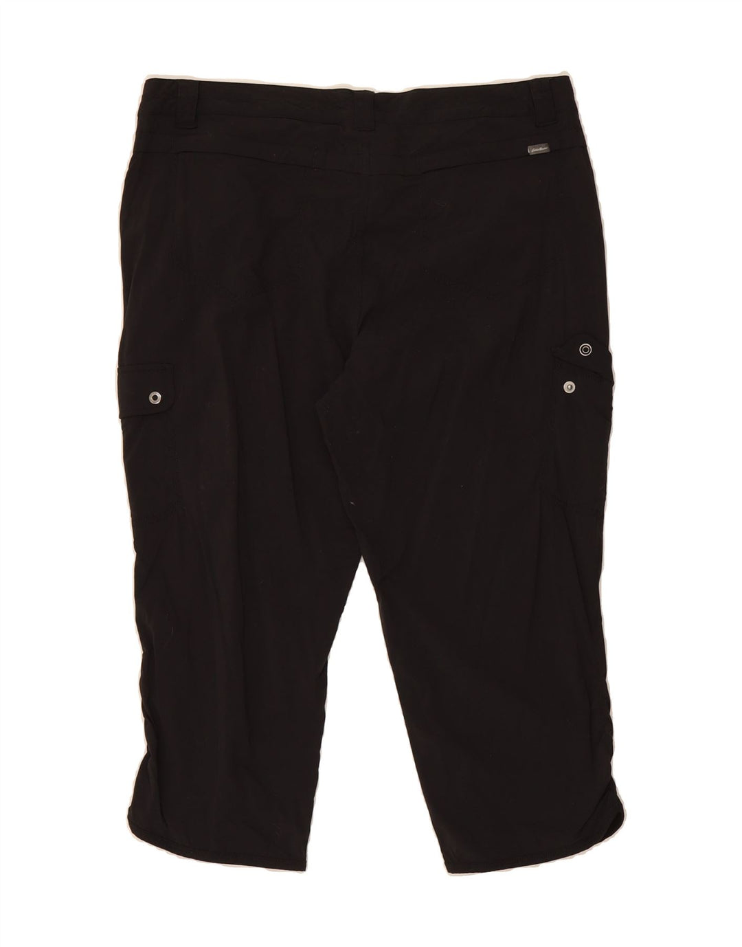 EDDIE BAUER Womens Cargo Bermuda Shorts US 14 XL W37  Black Nylon Vintage Eddie Bauer and Second-Hand Eddie Bauer from Messina Hembry 