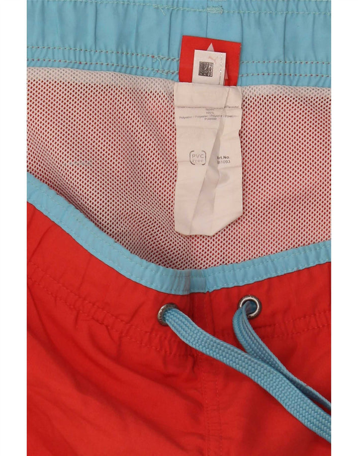 Pantaloni scurți de înot cu grafică Puma pentru bărbați, poliester roșu mare