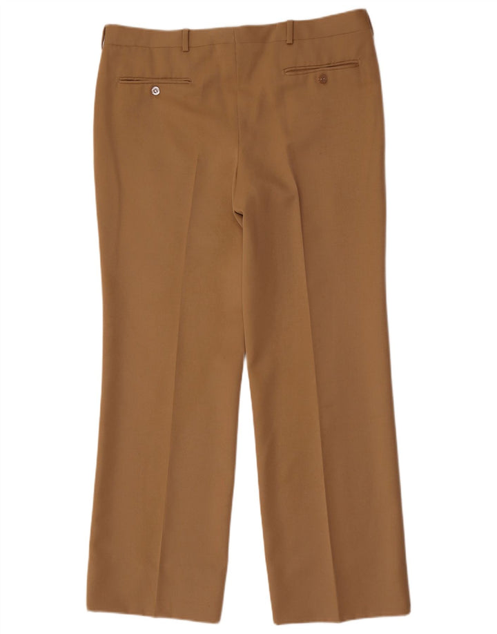 Pantaloni drepți pentru bărbați vintage W36 L30 bej